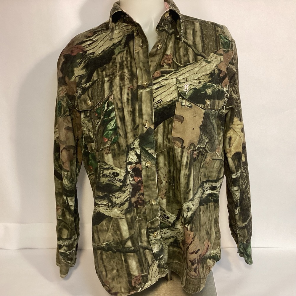Browning Camouflage Button Down Shirt